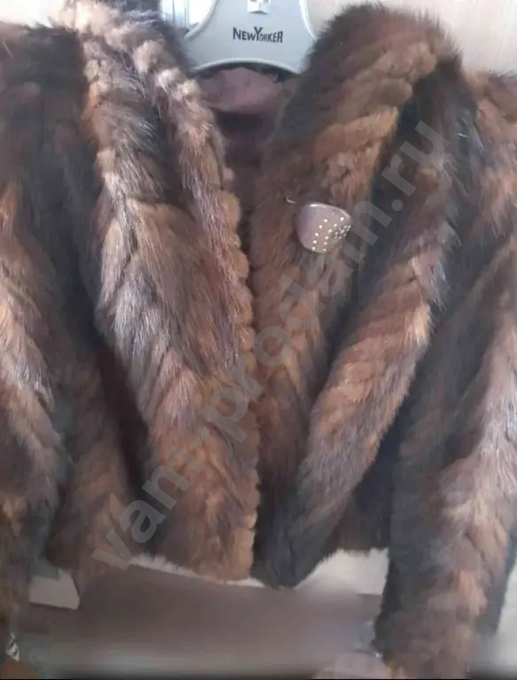Шуба норковая с капюшоном, р. 46-50