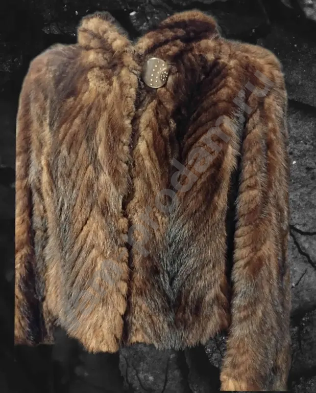 Шуба норковая с капюшоном, р. 46-50
