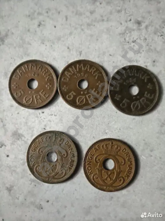 5 эре Дания 1927-1940