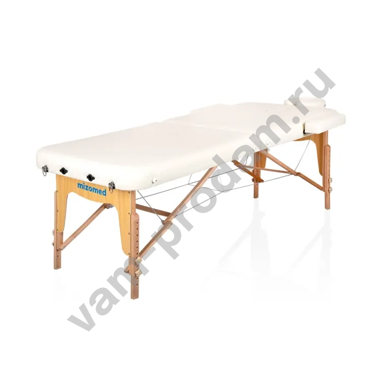 Массажный стол складной Mizomed Premium Pro 2 XL (80см) кремовый