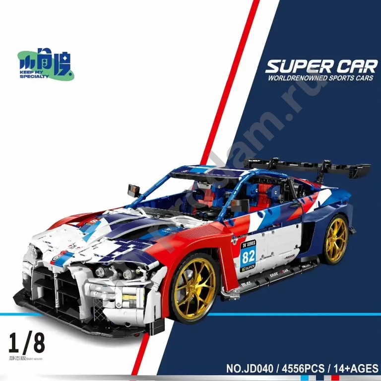 Конструктор BMW M4 1:8 — 4556 деталей