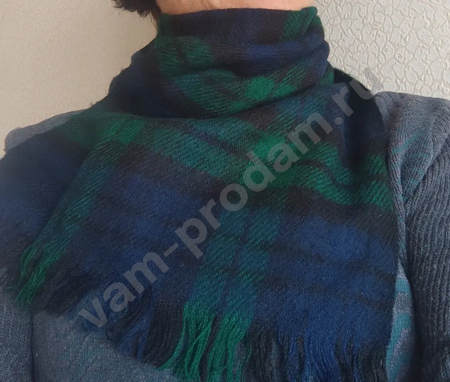 Шарф новый тёплый зимний