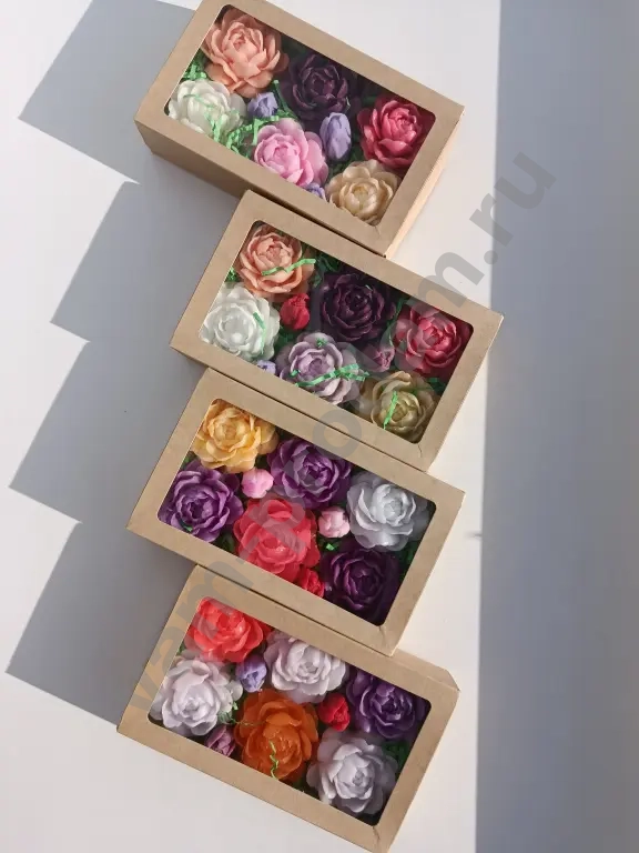 Ароматическое мыло ручной работы в наборе для подарка