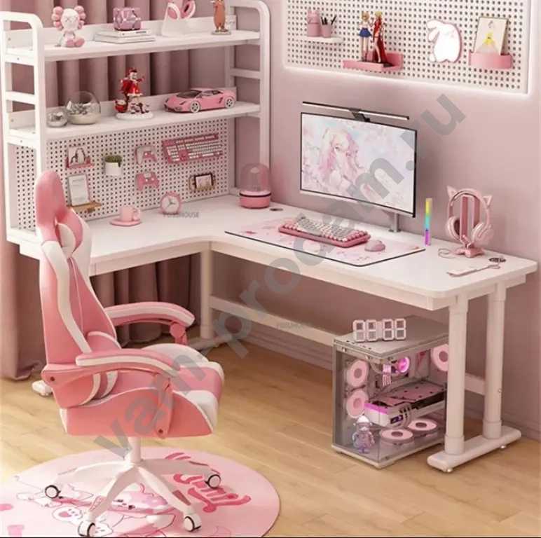 Игровой компьютерный стол с подсветкой