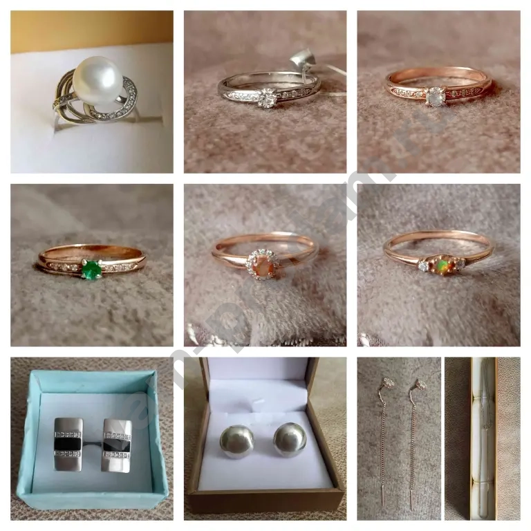 Серебряные украшения с камнями