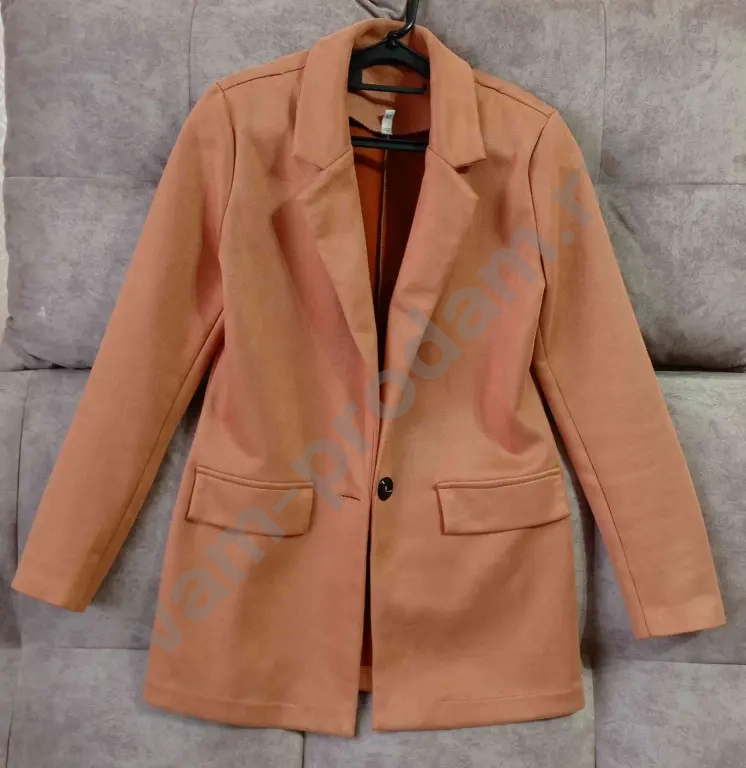 Пиджак замшевый