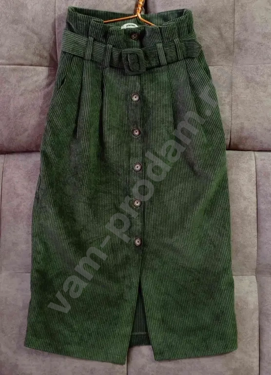 Юбка вельветовая