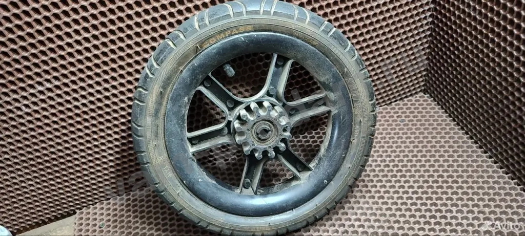 Колесо 10 дюймов для коляски Expander чёрное