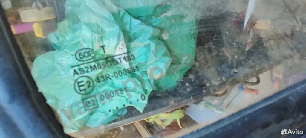 Заднее стекло газ AS2M05DOT183 Волга