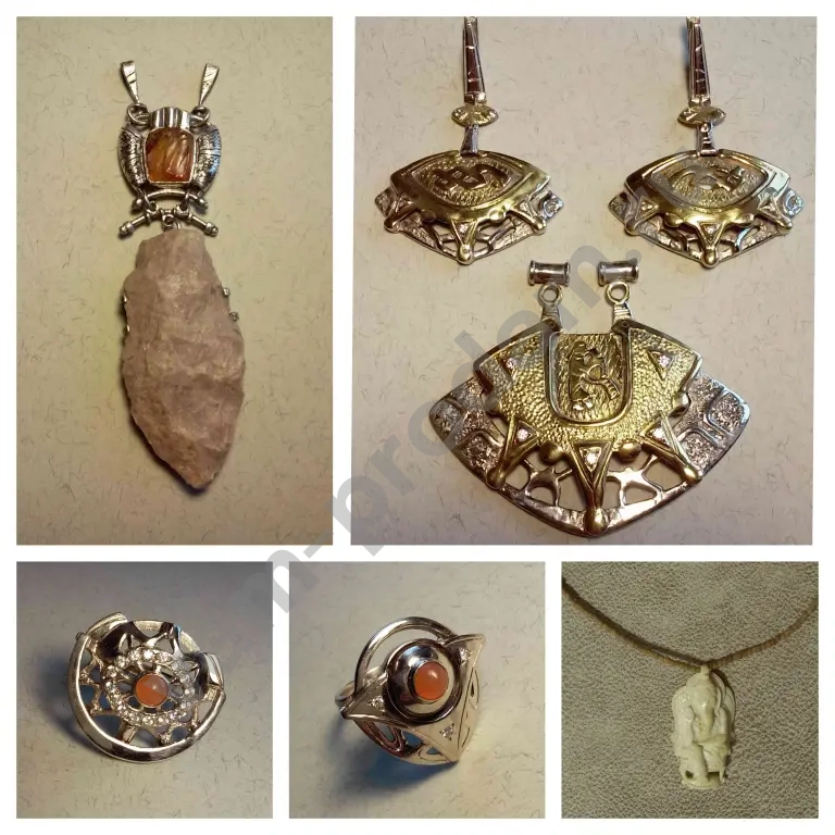 Дизайнерские украшения с камнями