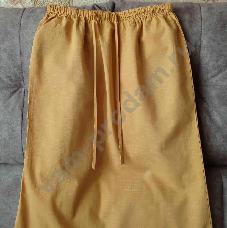 Юбка льняная новая