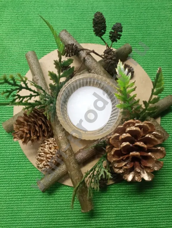 Подсвечники ручной работы 8 марта