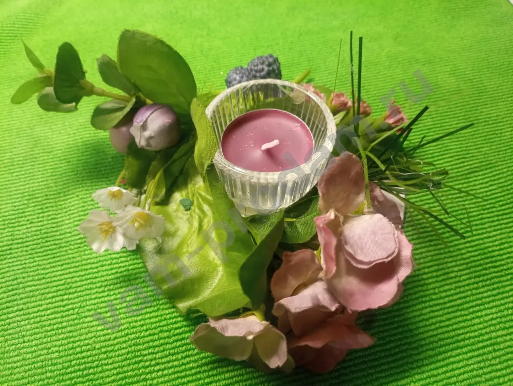 Подсвечники ручной работы 8 марта