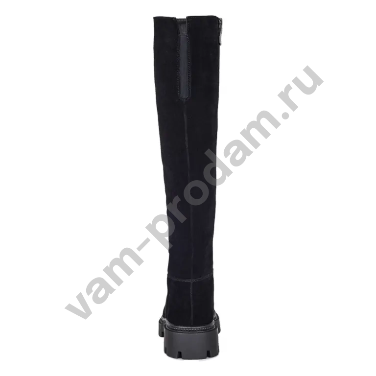 Ботфорты женские зимние замшевые чёрные новые размер 40 с примеркой или отправка в любой регион