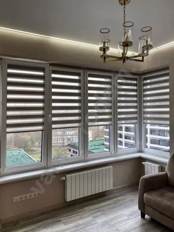 Рулонные шторы,день ночь,блэкаут,плиссе,двойные