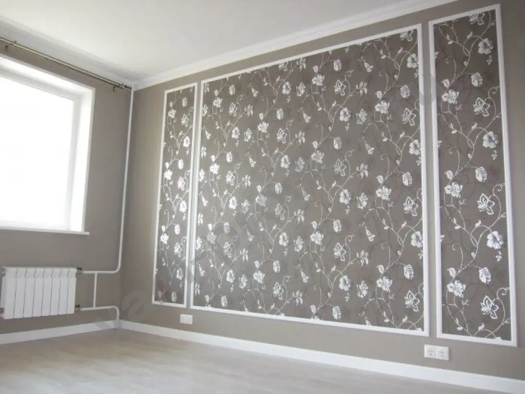 поклейка обоев