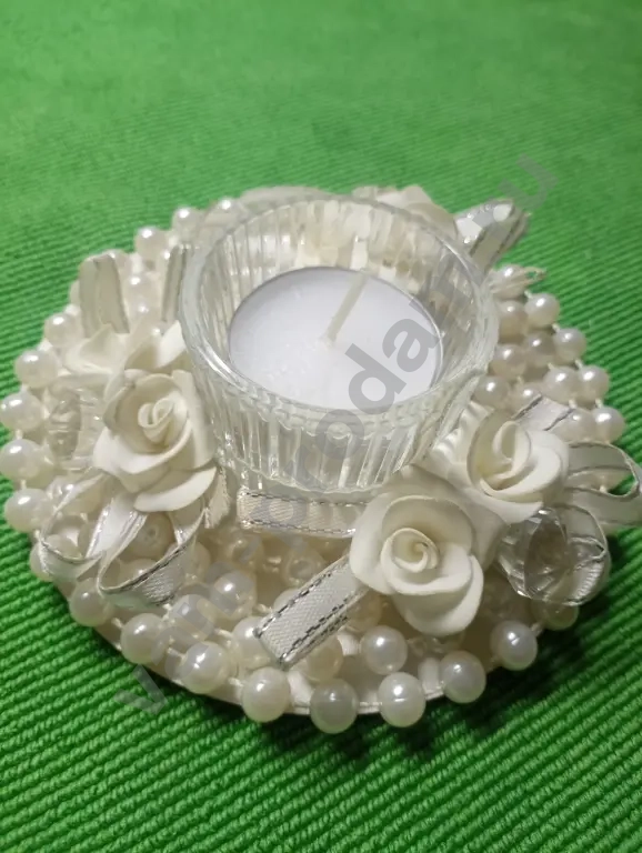 Подсвечники ручной работы 8 марта