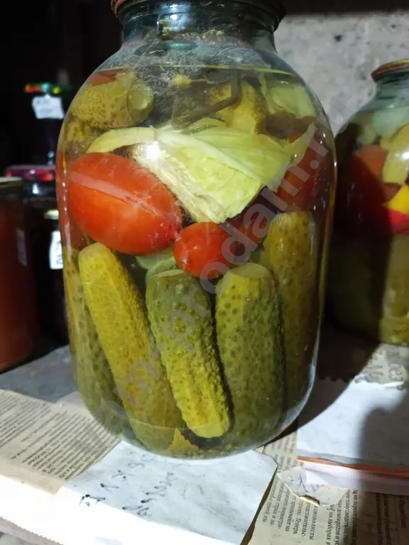 Огурцы маринованные домашние