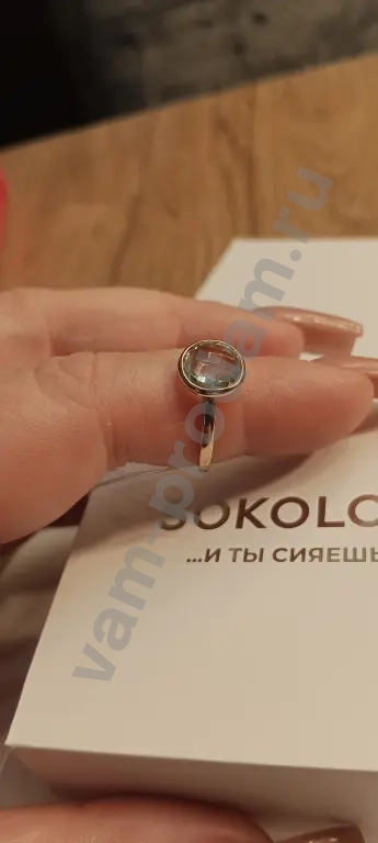 Золотое кольцо новое 585