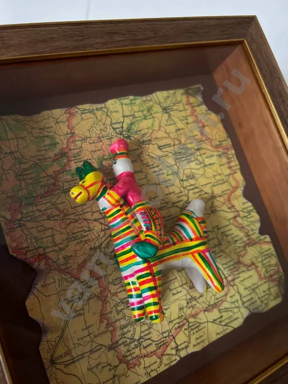 Всадник, Свистулька Филимоновская глиняная игрушка, ручная авторская работа.