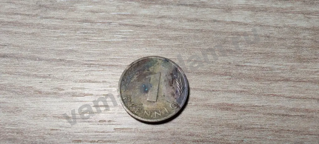 Германия 1 пфенниг, 1983 и 1986