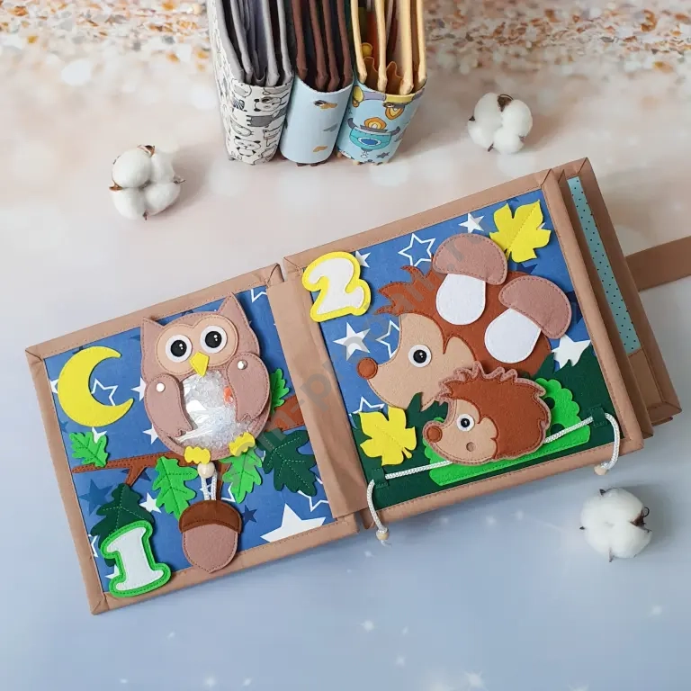 Книга из фетра "Весёлый счёт"