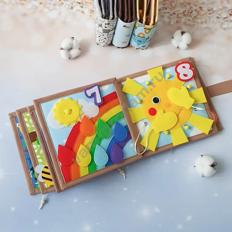 Книга из фетра "Весёлый счёт"