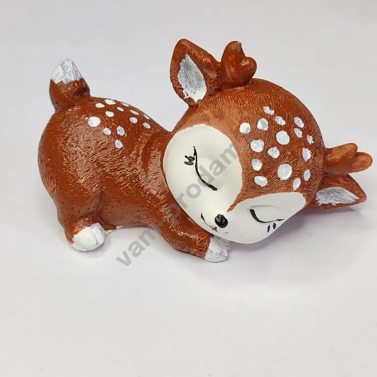 Фигурки из гипса, оленёнок, зайчик, медведь