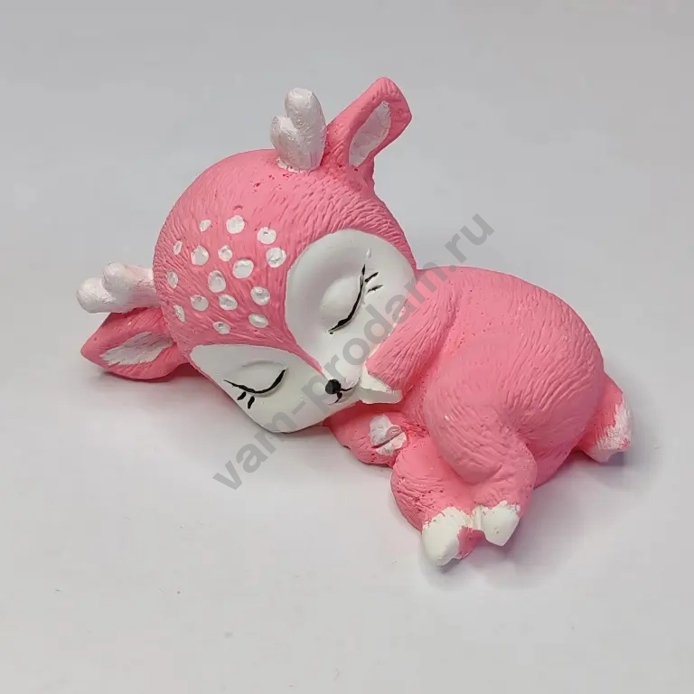 Фигурки из гипса, оленёнок, зайчик, медведь