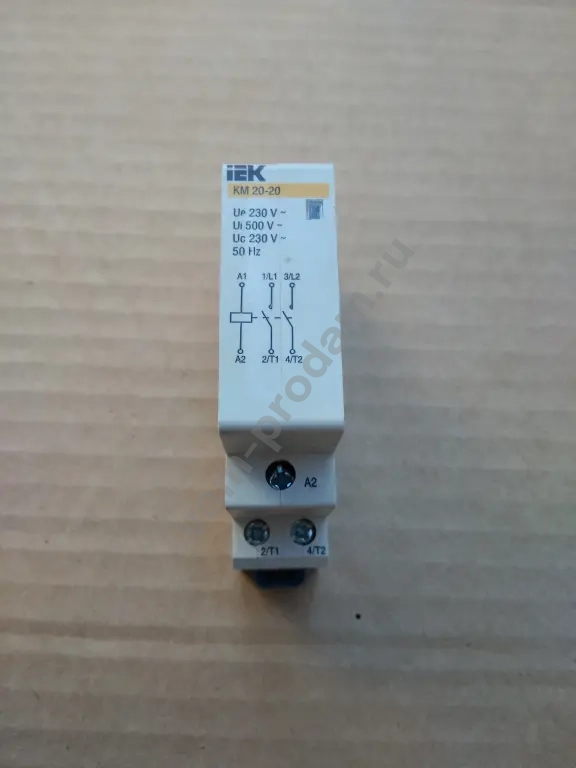 Модульный контактор iek 20a