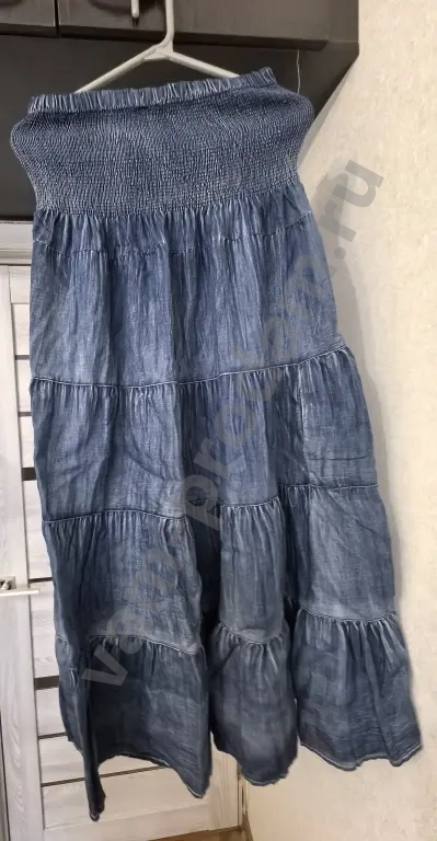 джинсовое платье