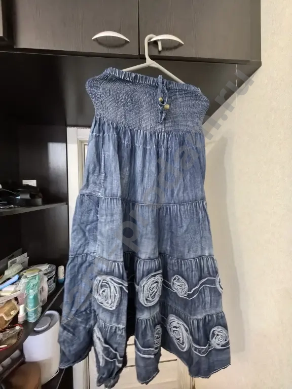 джинсовое платье