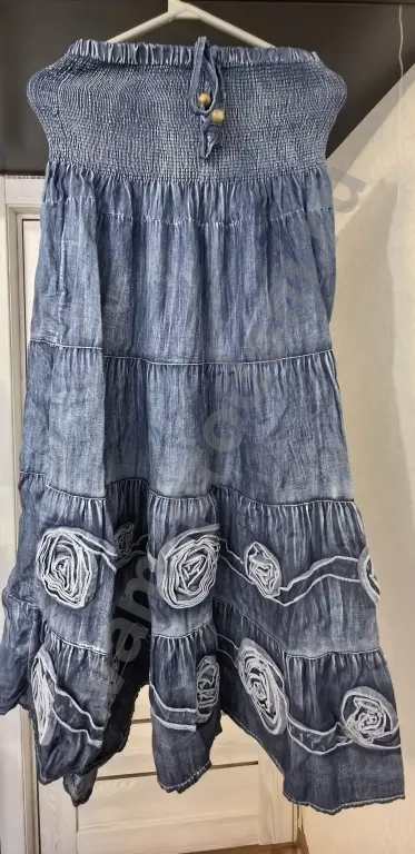 джинсовое платье