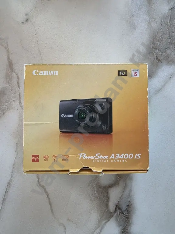 Фотоаппарат Canon PowerShot A3400 IS