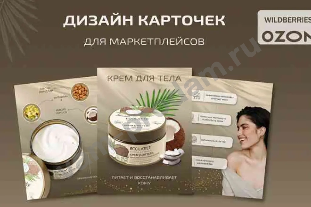 Инфографика. Карточки для маркетплейсов.