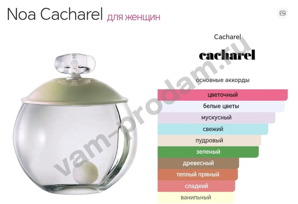 Cacharel Noa 25 мл женские духи