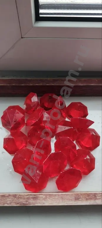 Декоративные кристаллы рубин