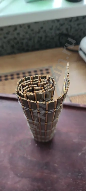 Салфетка/панно бамбук (винтаж, СССР)