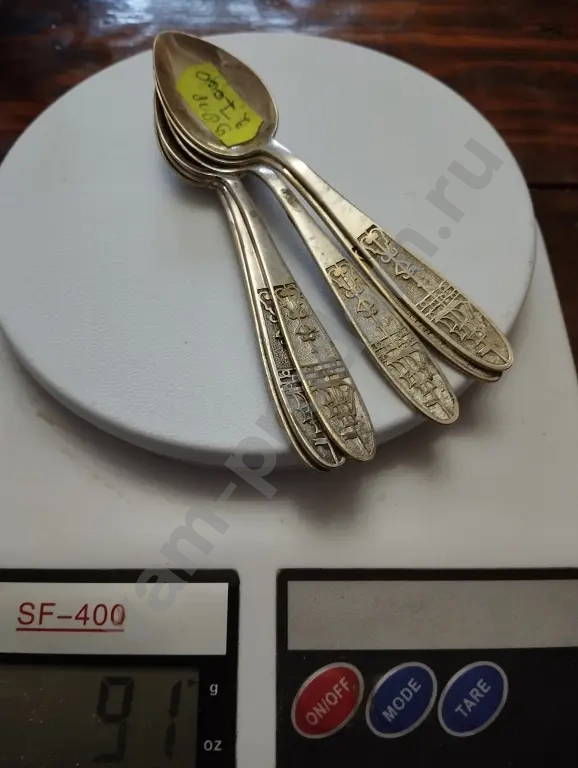 ложки серебро