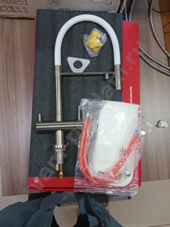 смеситель для кухни omoikiri Kanto-bn-wh