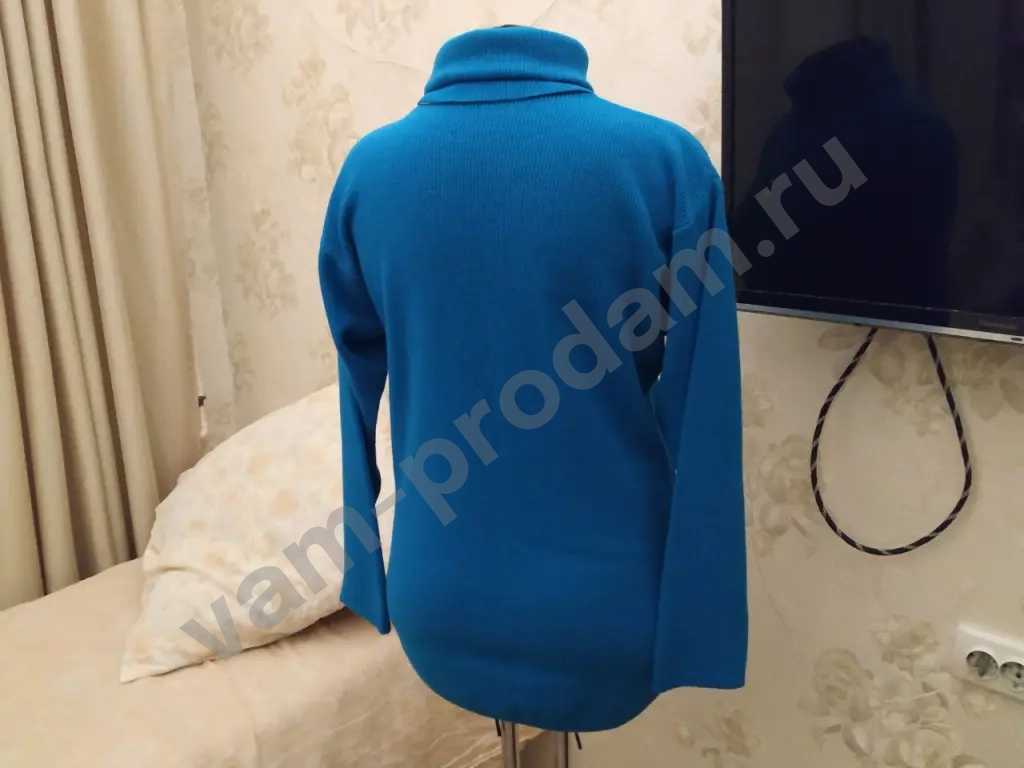 Свитер с воротником женский хлопок 46-48