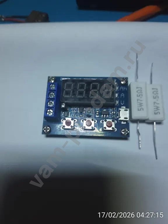 ZB2L3 тестер емкости и внутреннего сопротивления.