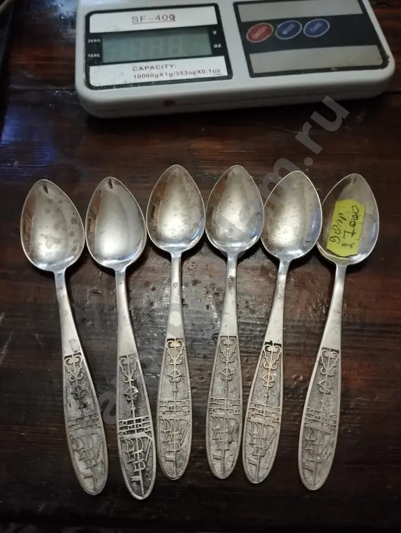 ложки серебро