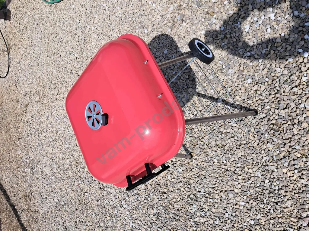 мангал садовый на колесах