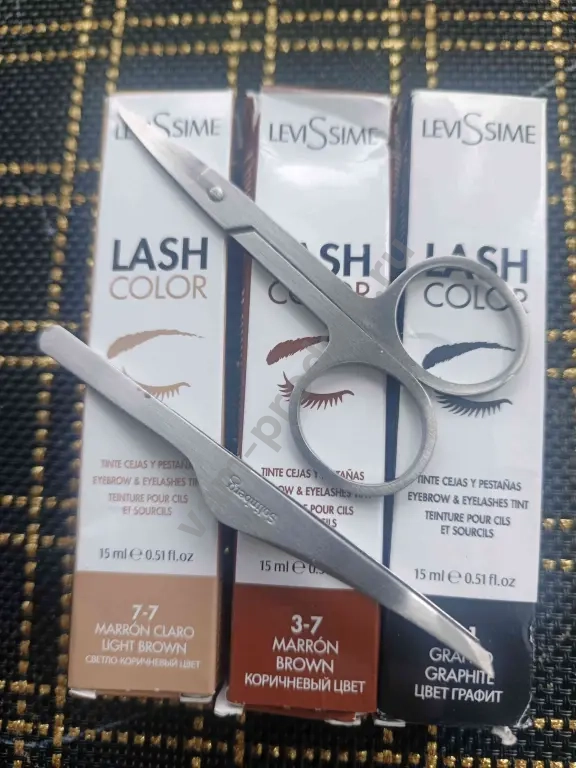 коррекция пинцетом и покраска проф краской