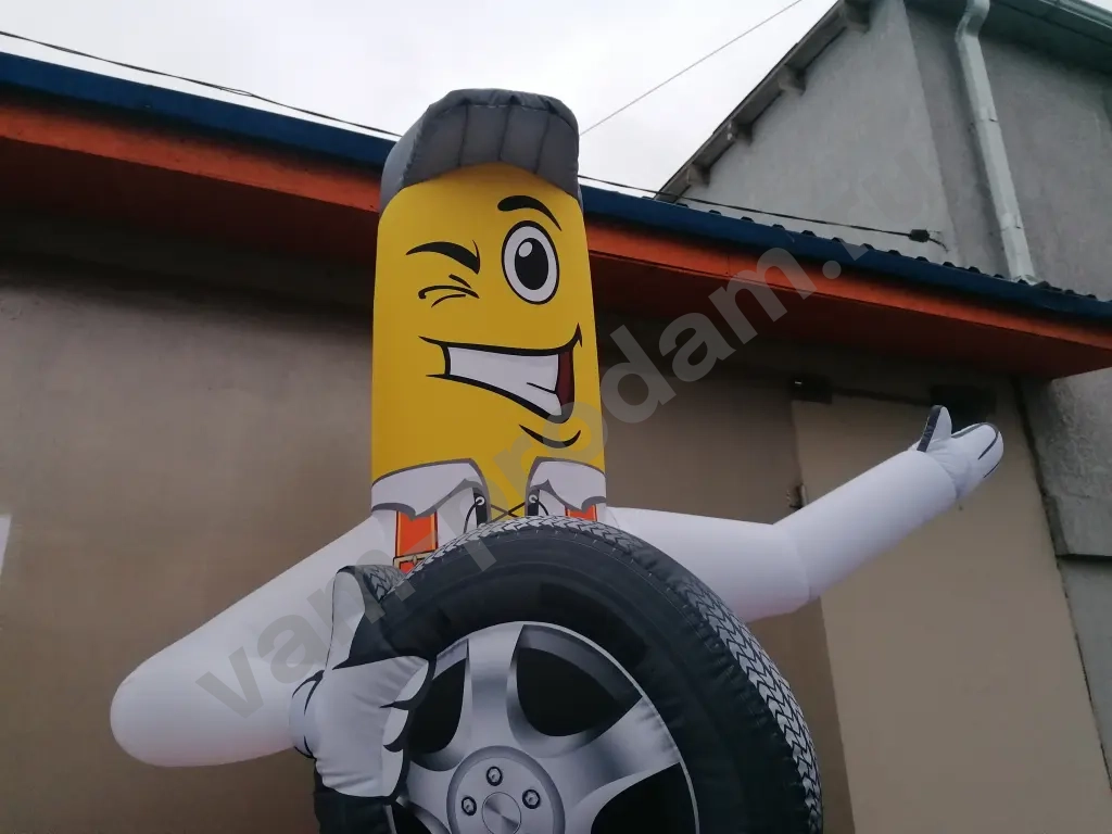 Надувной зазывала Шиномонтаж