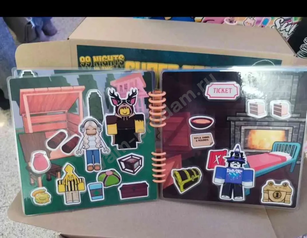 Игра на Игра на липучках 99 ночей в лесу Роблокс Roblox