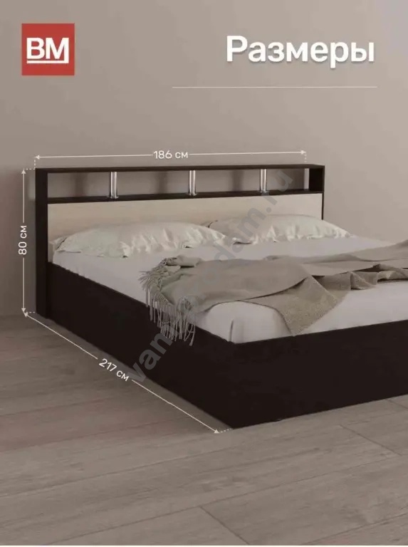 Кровать двуспальную 180×200 Venera
