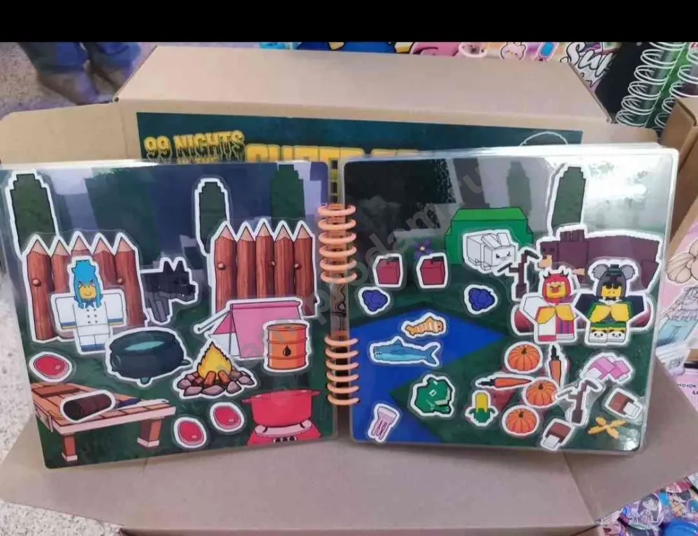 Игра на Игра на липучках 99 ночей в лесу Роблокс Roblox