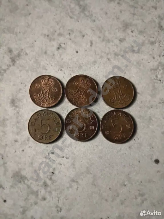 5 эре Дания 1976-81